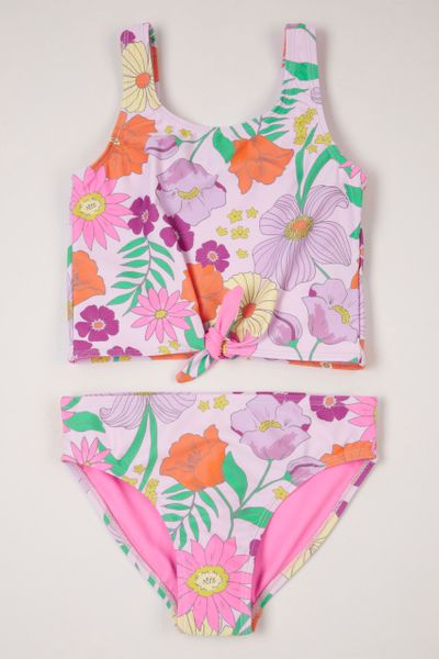 2 Piece Floral Tankini Swimsuit