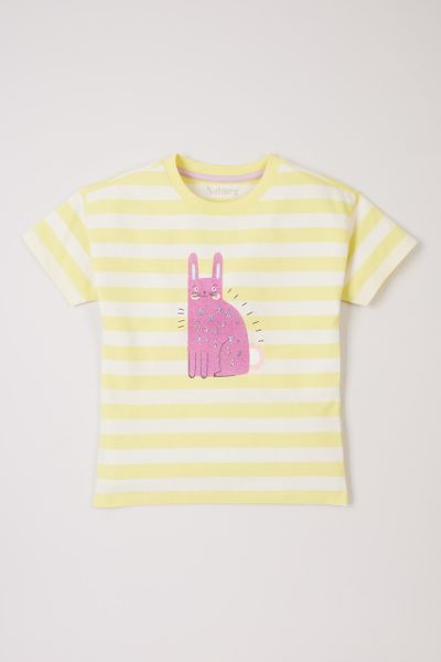 Striped Rabbit Sequin T-shirt