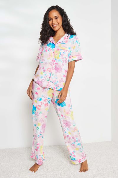 Pastel Floral Traditional Pyjama