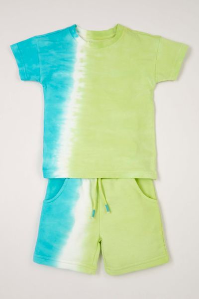 Tie Dye T-shirt & Sweat Shorts Set