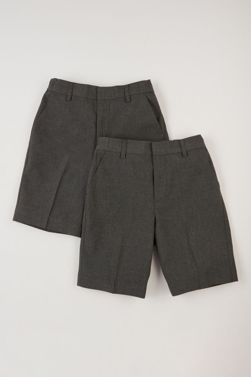 2 Pack Charcoal Shorts