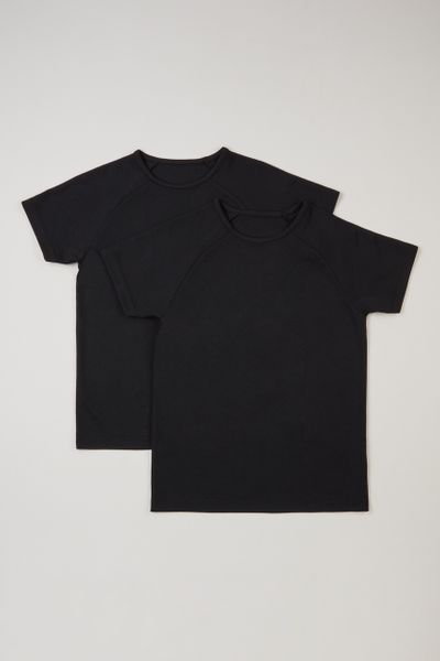 2 Pack Black Football T-shirts