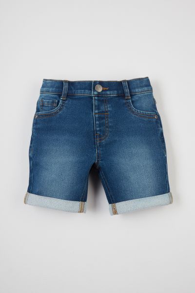 Denim Mid Wash Shorts 1 - 14 yrs