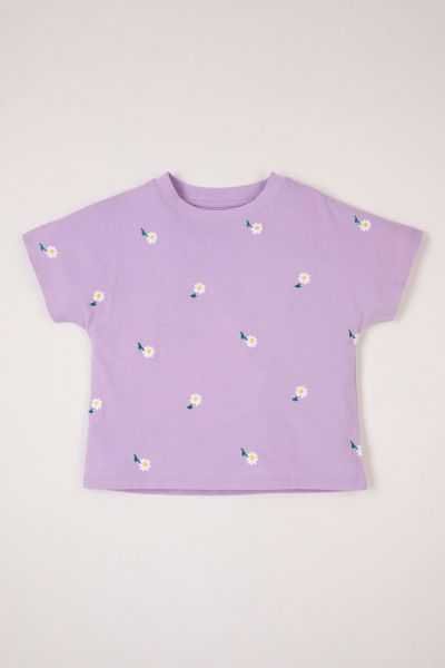 Daisy Embroidered T-shirt