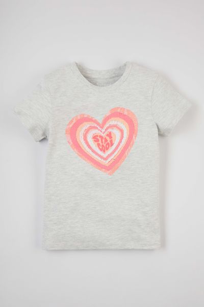 Sequin Heart T-shirt