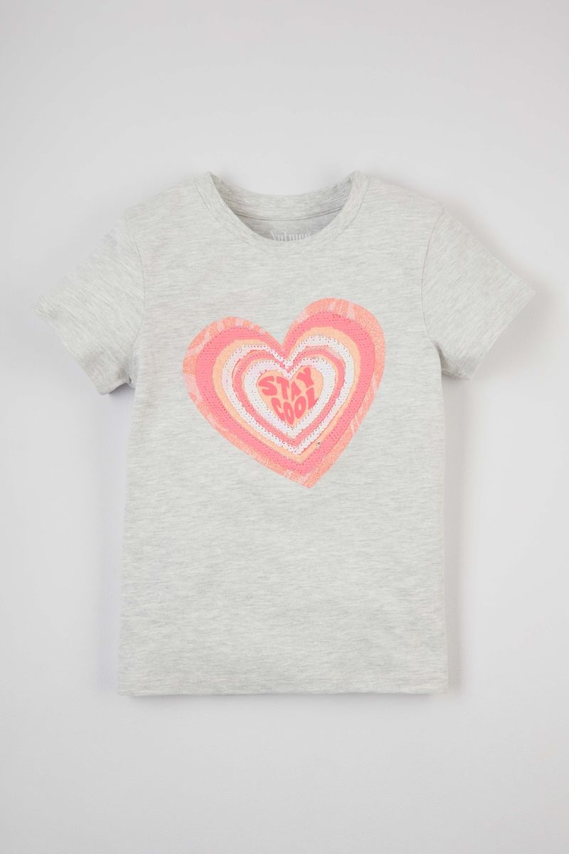Sequin Heart T-shirt
