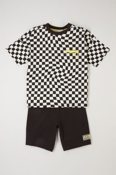 Checkerboard T-shirt Set