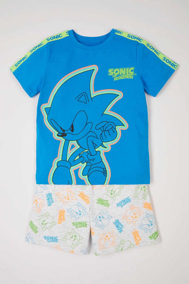 Sonic the Hedgehog Blue Print Pyjamas