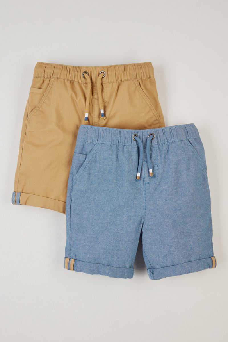 2 Pack Chino Shorts