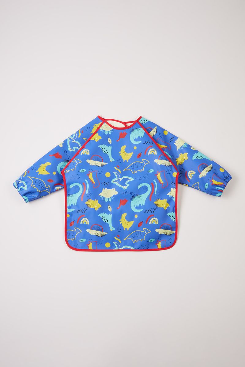 Dinosaur Coverall with Crumb Catcher