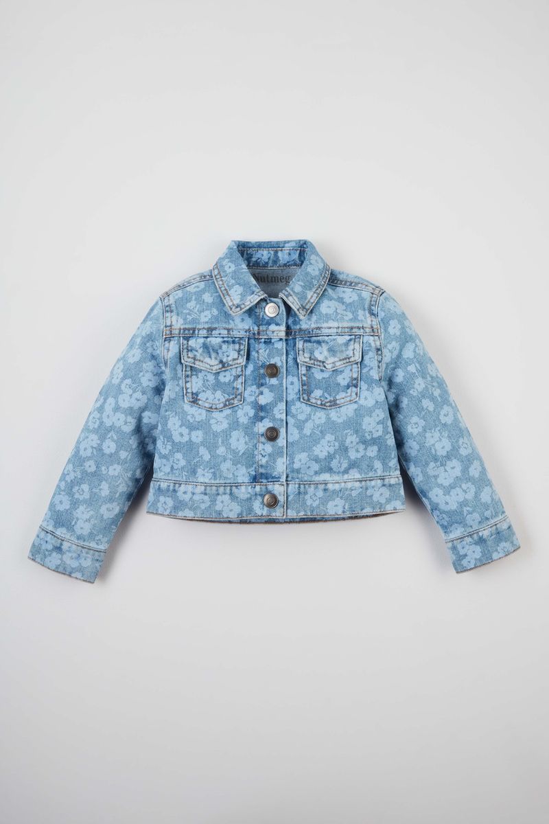 Floral Denim Jacket