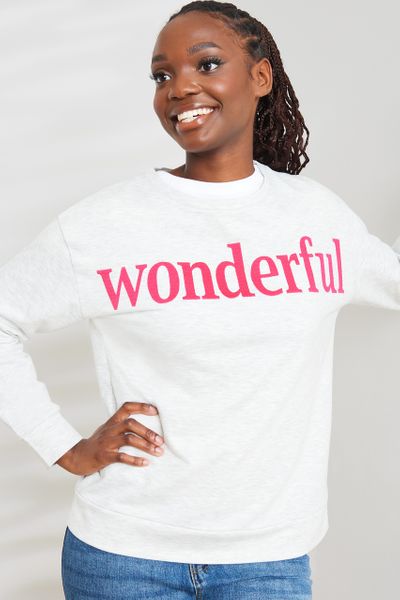 Wonderful Embroidered sweatshirt